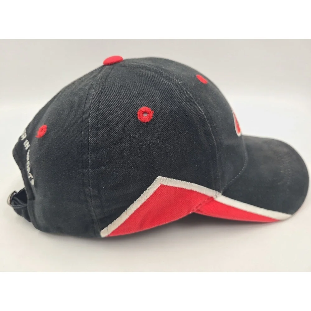ESPN Worldwide Leader In Sports Strapback Adjustable Hat Cap Men Women Black Red